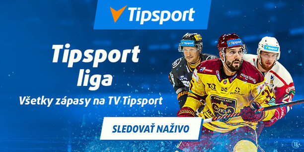 Sledujte všetky zápasy Tipsport ligy exkluzívne na TV Tipsport!
