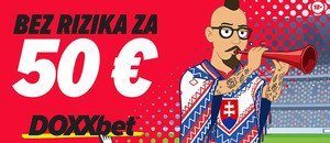 Získajte 50 € bez rizika od DOXXbetu.