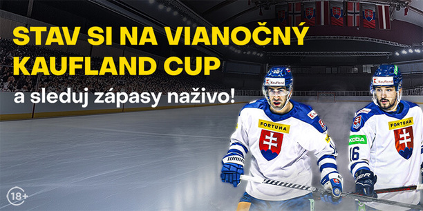 Sledujte Vianočný Kaufland Cup na Fortuna TV.