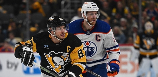 Sidney Crosby (Pittsburgu) a Connor McDavid (Edmonton)
