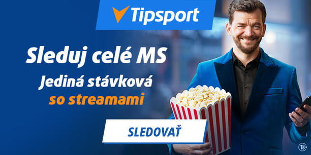 Sledujte MS v hokeji 2025 v Tipsporte NAŽIVO!