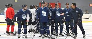 Tréning HC Slovan Bratislava.