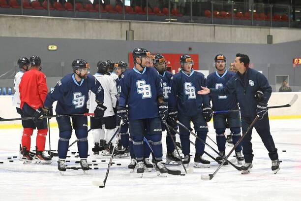 Tréning HC Slovan Bratislava.
