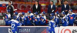 Radosť slovenských hokejistov do 18 rokov na Hlinka Gretzky Cupe 2025. Radosť slovenských hokejistov do 18 rokov na Hlinka Gretzky Cupe 2025.