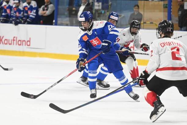 Obranca a kapitán SR U18 na Hlinka Gretzky Cupe 2025 Adam Goljer.
