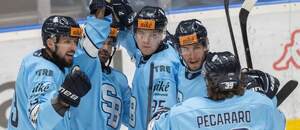 Hokejisti HC Slovan Bratislava.