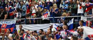 Hokejoví fanúšikovia Slovenska