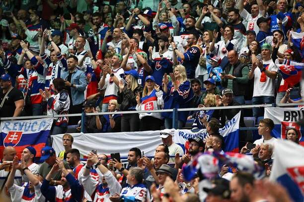 Hokejoví fanúšikovia Slovenska