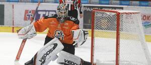 Brankár Patrik Jurčák v drese HC Košice.