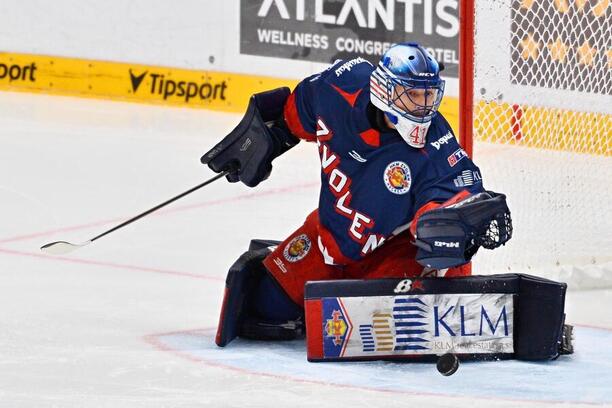 Zvolenský brankár Pavel Kantor.