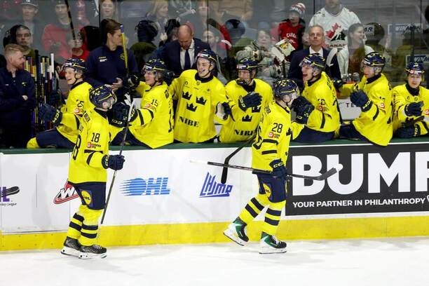 Získajú hokejisti Švédska medailu na MS U20 v hokeji 2026?