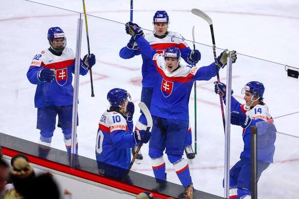 Slovensko vyhralo prvý zápas na&nbsp;MS U20 v&nbsp;hokeji 2026.