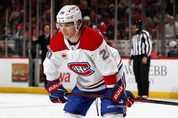 Slovák Juraj Slafkovský v&nbsp;drese Montrealu Canadiens.