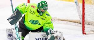 Brankár Vlci Žilina Connor LaCouvée v Tipsport lige 2025/2026.