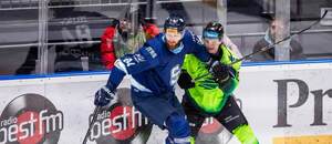 Vojtech Zeleňák (Slovan) a Adrien Bartovič (Žilina)