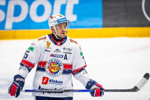 Útočník HKM Zvolen Patrik Marcinek.