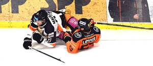 Macejko a Lamper na ľadovej ploche.