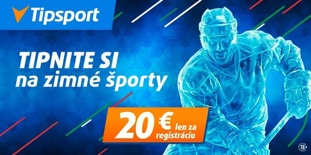 Stavte si na&nbsp;hokej zadarmo za&nbsp;20 €.