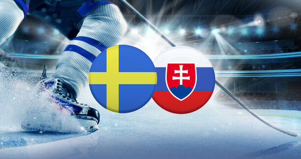 Zápas Švédsko vs. Slovensko.