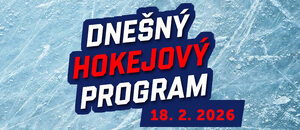 Hokej dnes na ZOH 2026: štvrťfinále, streda 18. februára.