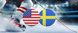 hokej USA vs. Švédsko v štvrťfinále na ZOH 2026