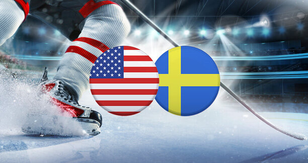 hokej USA vs. Švédsko v&nbsp;štvrťfinále na&nbsp;ZOH 2026