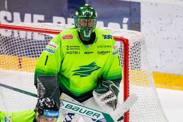 Connor LaCouvée, brankár Vlci Žilina v&nbsp;Tipsport lige 2025/2026.