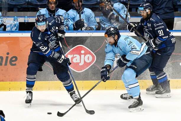 Tomáš Marcinko (Slovan), Andrew Calof a&nbsp;Ryan Sproul (obaja Poprad)