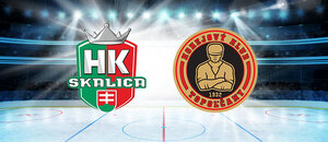 Skalica vs. Topoľčany, 2. zápas štvrťfinále Slovenskej hokejovej ligy 2025/2026.