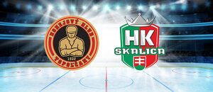 HC MUŠLA Topoľčany – HK Skalica v 3. štvrťfinále SHL 2025/2026.