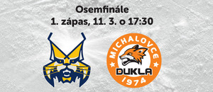 HK Spišská Nová Ves – HK Dukla Michalovce, 1. zápas osemfinále play-off Tipsport ligy 2025/2026.