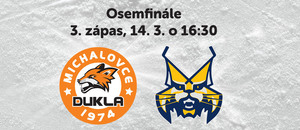 HK Dukla Michalovce – HK Spišská Nová Ves, 3. zápas osemfinále Tipsport ligy 2025/2026.