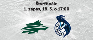 Vlci Žilina – HK Poprad, 1. zápas štvrťfinále Tipsport ligy 2025/2026.