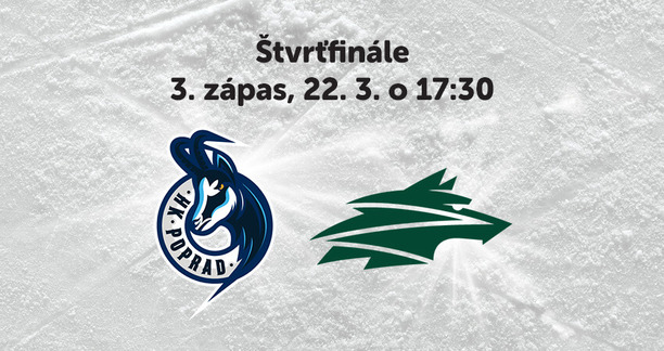 HK Poprad – Vlci Žilina, 3.&nbsp;zápas štvrťfinále Tipsport ligy 2025/2026.