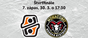 HC Košice – HC MONACObet Banská Bystrica dnes v 7. zápase štvrťfinále play-off Tipsport ligy.