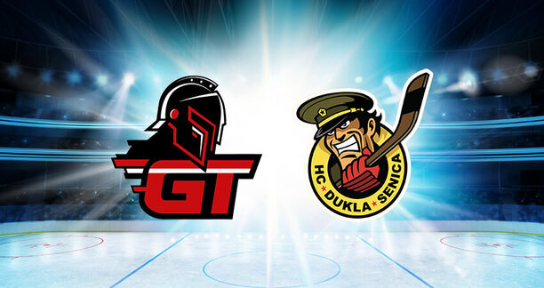 HK Gladiators Trnava – HC Dukla Senica v&nbsp;1. zápase baráže o&nbsp;SHL.