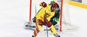 Útočník HK Dukla Trenčín Jordy Bellerive.