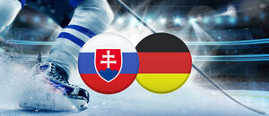 Slovensko vs. Nemecko pred MS v hokeji 2026.