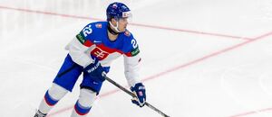 Reprezentačný obranca Slovenska Samuel Kňažko.