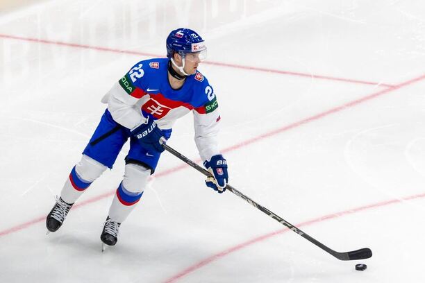 Reprezentačný obranca Slovenska Samuel Kňažko.