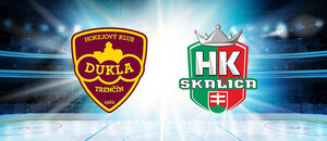 HK Dukla Trenčín vs. HK Skalica v baráži o Tipsport ligu.