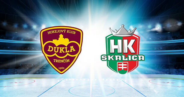 HK Dukla Trenčín vs. HK Skalica v&nbsp;baráži o&nbsp;Tipsport ligu.
