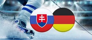 Slovensko vs. Nemecko pred MS v hokeji 2026.