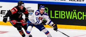 Adam Liška v prípravnom zápase proti Nemecku, apríl 2026.