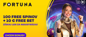 Fortuna promo kód na free spiny bez vkladu