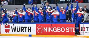 Striedačka hokejistov Slovenska na MS 2026.