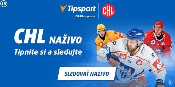 Sleduj hokejovú Ligu majstrov ONLINE na&nbsp;TV Tipsport.
