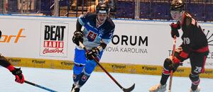 Kapitán Slovenska v hokejbale Ivan Hryzák.