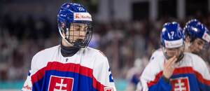 Obranca Slovenska do 18 rokov Oliver Botka.