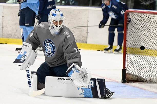 Julian Junca, brankár HC Slovan Bratislava.